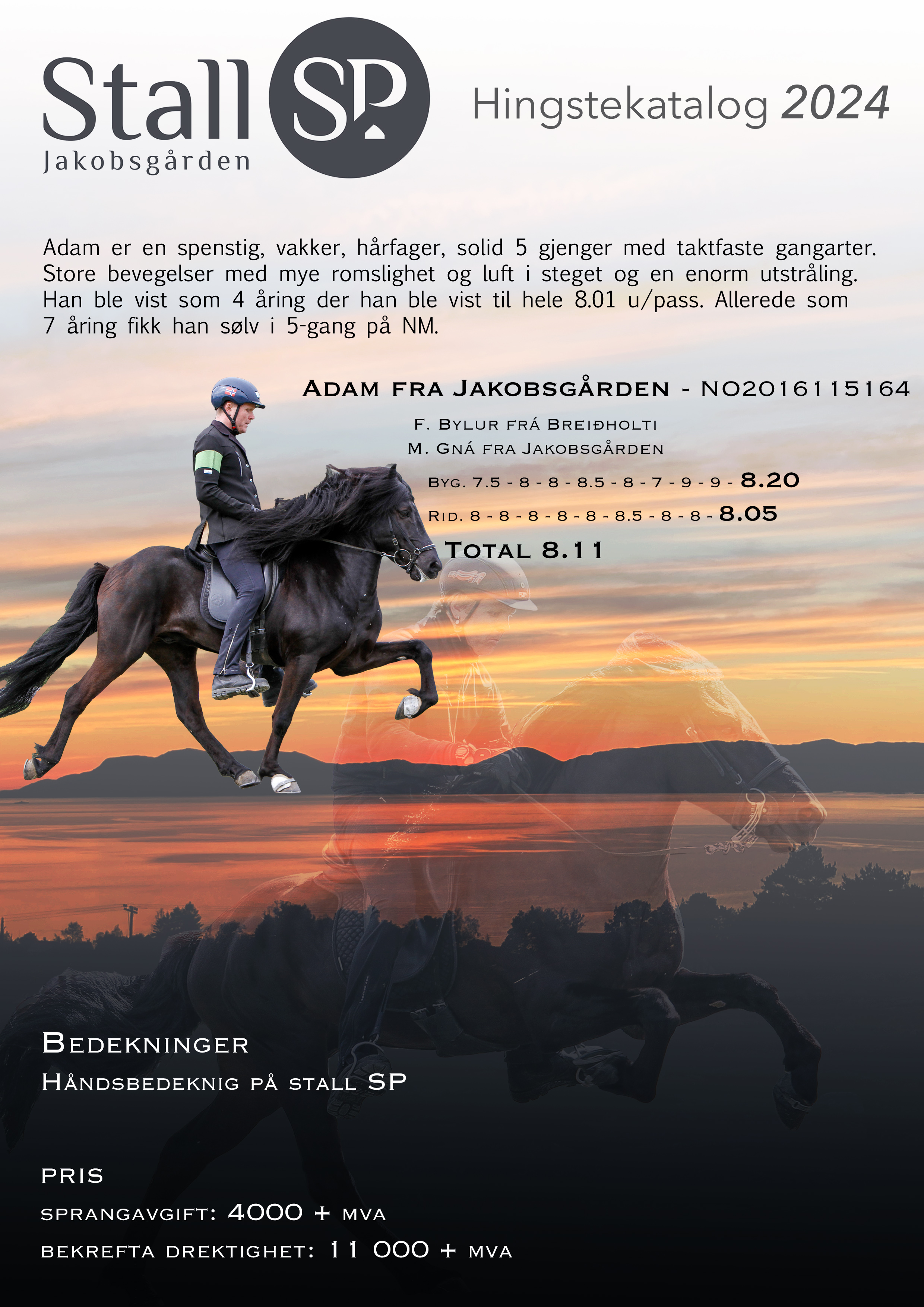 Hingstekatalog 2024 Adam
