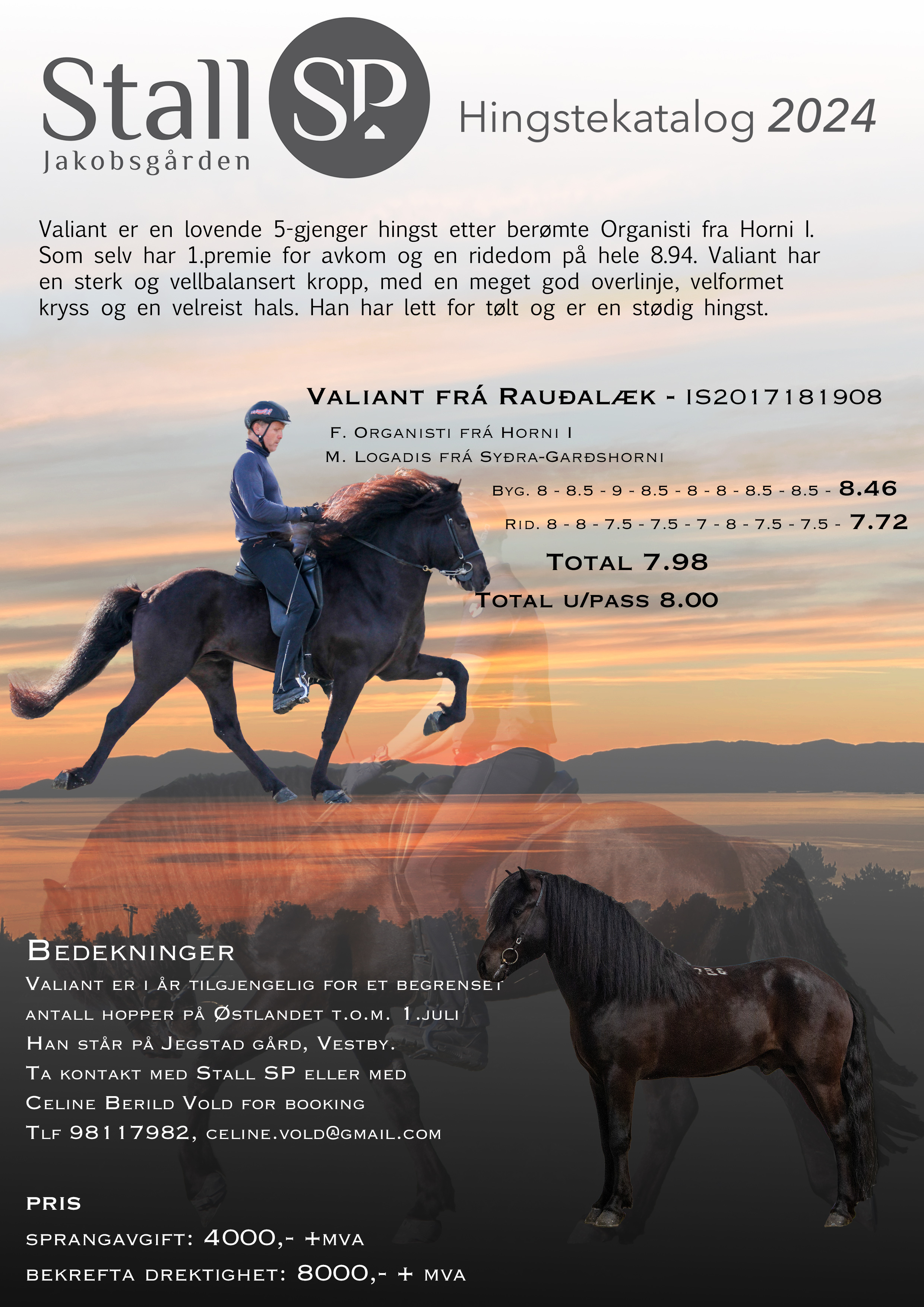 Hingstekatalog 2024 Valiant